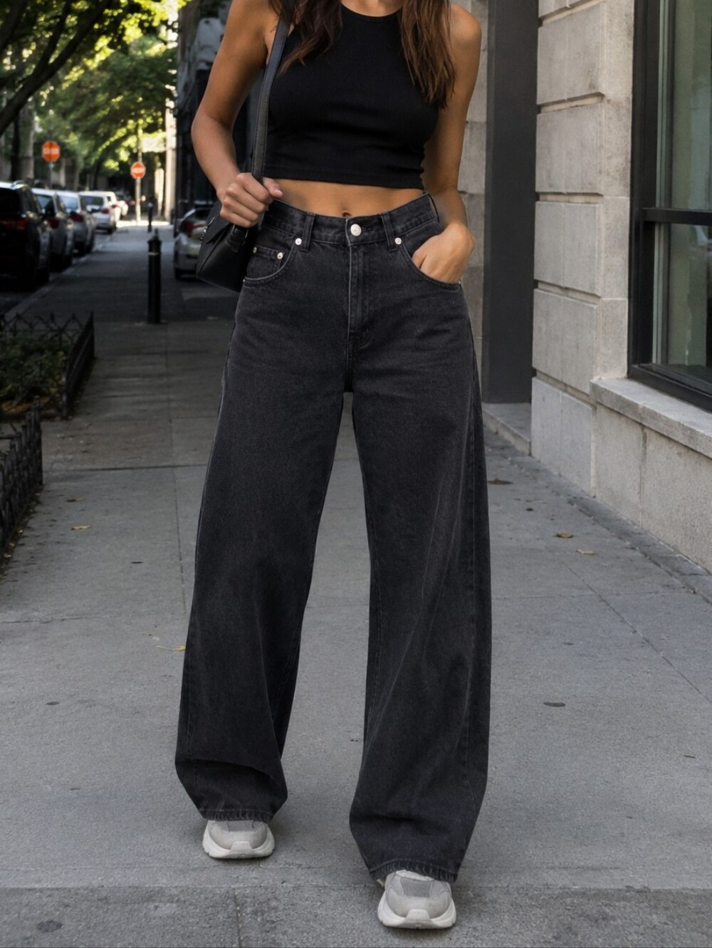 Levi’s Black High Loose Wide Leg High-Rise Jeans Y2K Baggy Skater Streetwear
